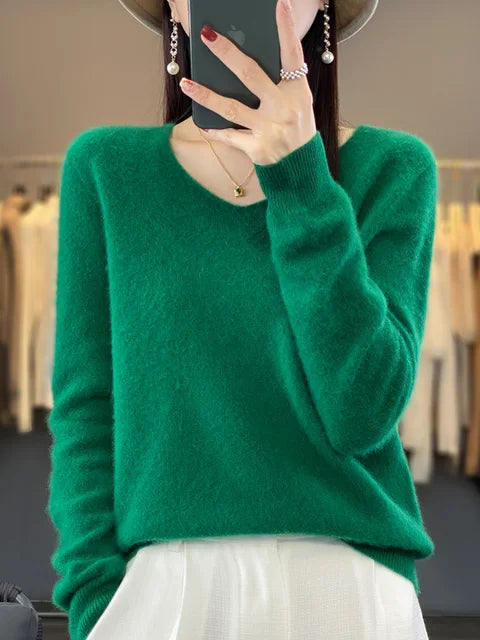 Ella™ - Bequemer weicher Kaschmirpullover - Modefluss
