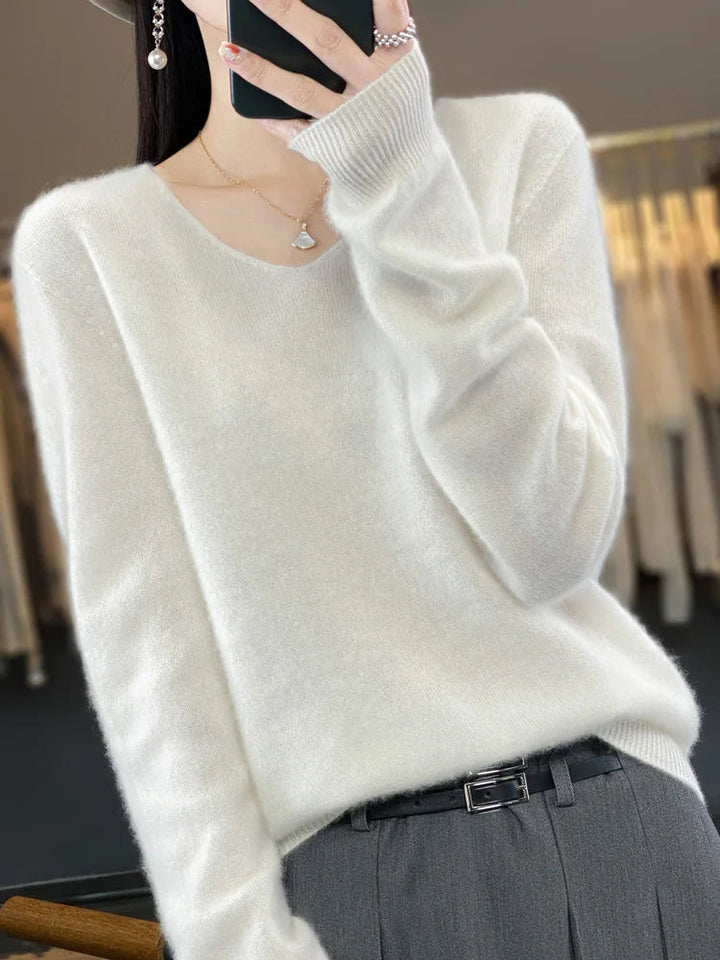 Ella™ - Bequemer weicher Kaschmirpullover - Modefluss