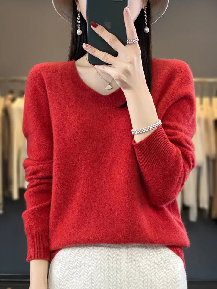 Ella™ - Bequemer weicher Kaschmirpullover - Modefluss