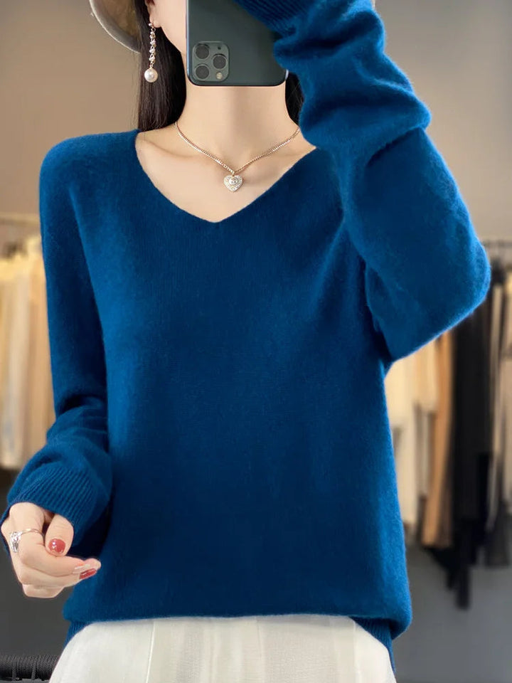 Ella™ - Bequemer weicher Kaschmirpullover - Modefluss