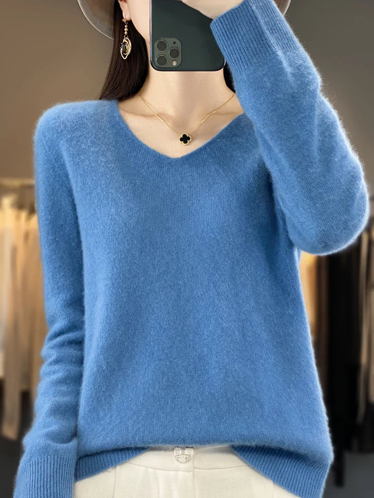 Ella™ - Bequemer weicher Kaschmirpullover - Modefluss
