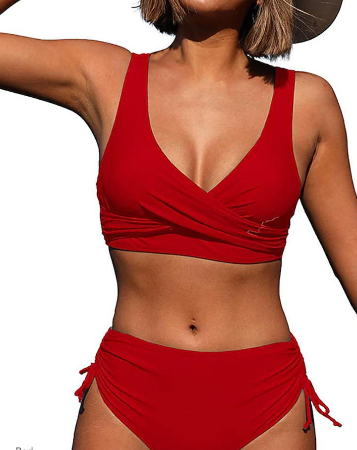 Stilvolles, attraktives zweiteiliges Bikini-Set - Modefluss