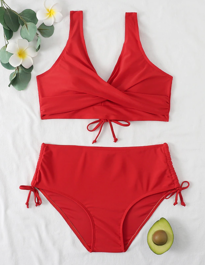 Stilvolles, attraktives zweiteiliges Bikini-Set - Modefluss