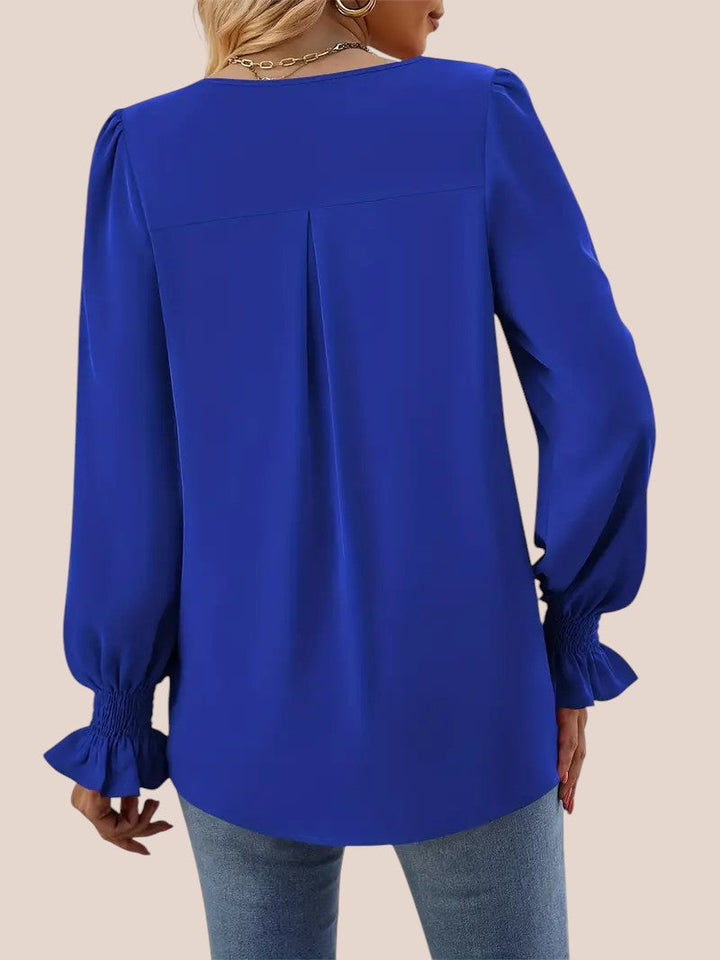 Clara™ - Blouse blanche élégante