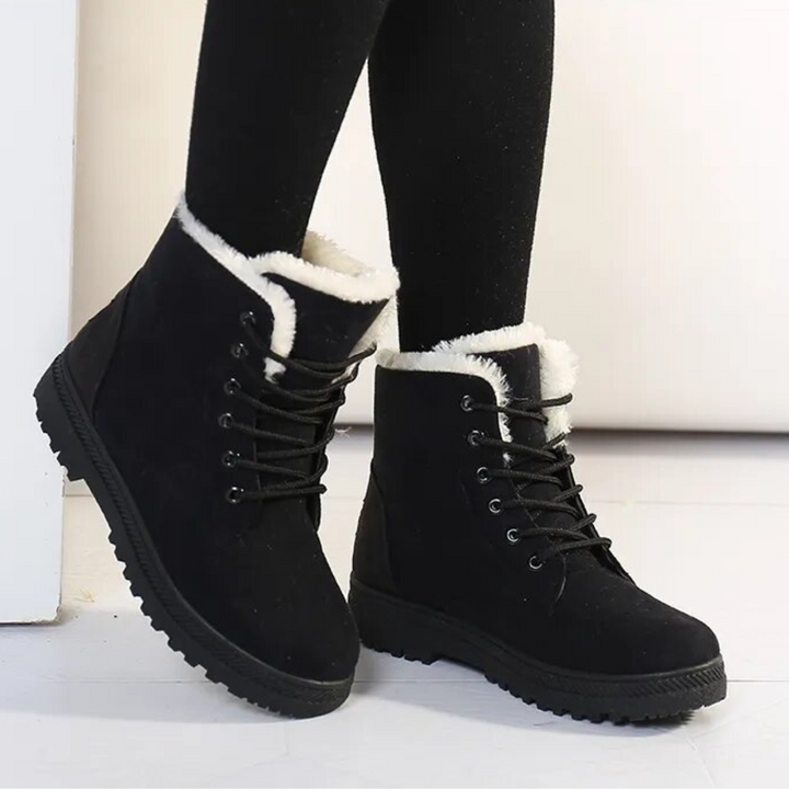 Clara™ - Stilvolle, rutschfeste Schneestiefel mit Schnürung