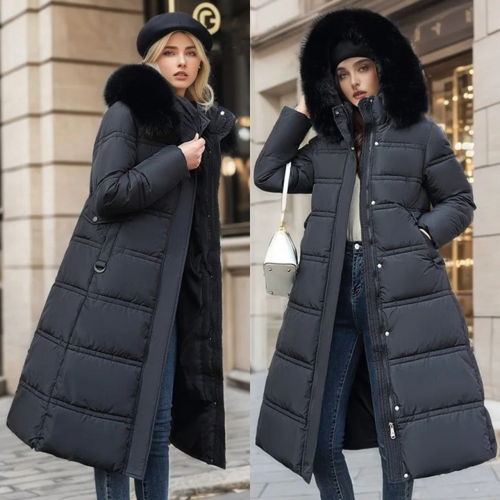 Lena™ - Parka d'hiver luxueuse avec capuche 