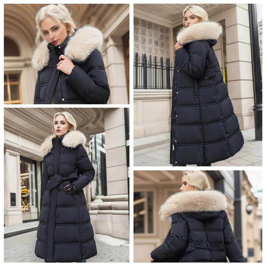 Lena™ - Parka d'hiver luxueuse avec capuche 