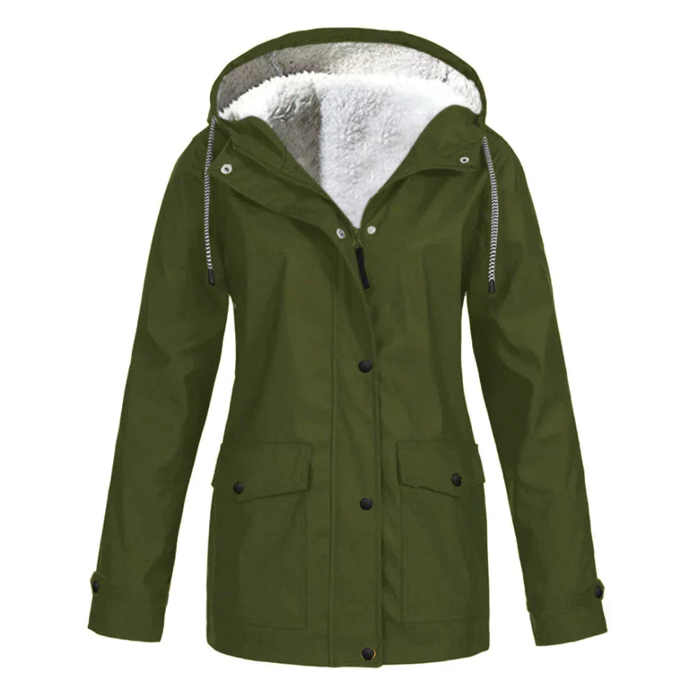 Sofia – Stilvolle, bequeme wasserdichte Jacke