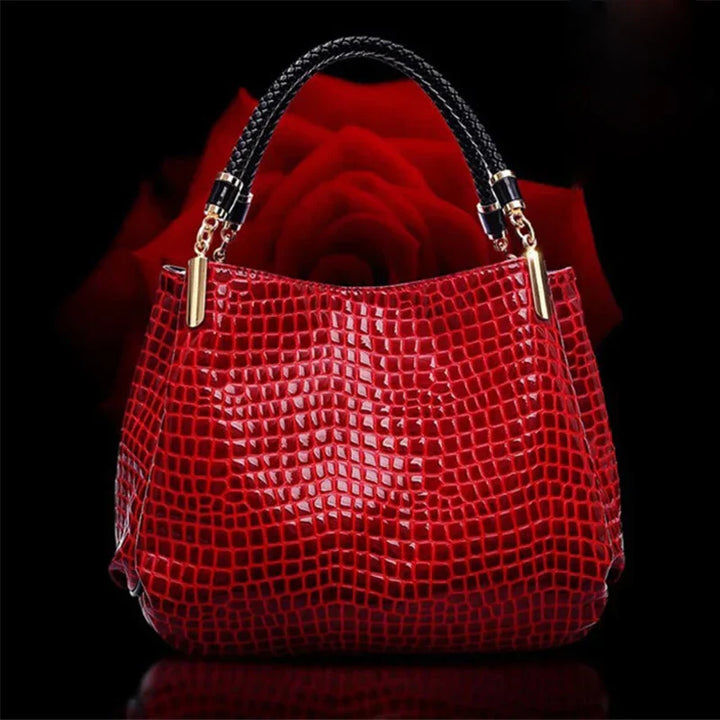 Tessa™ - Stilvolle Handtasche mit Krokodilmuster