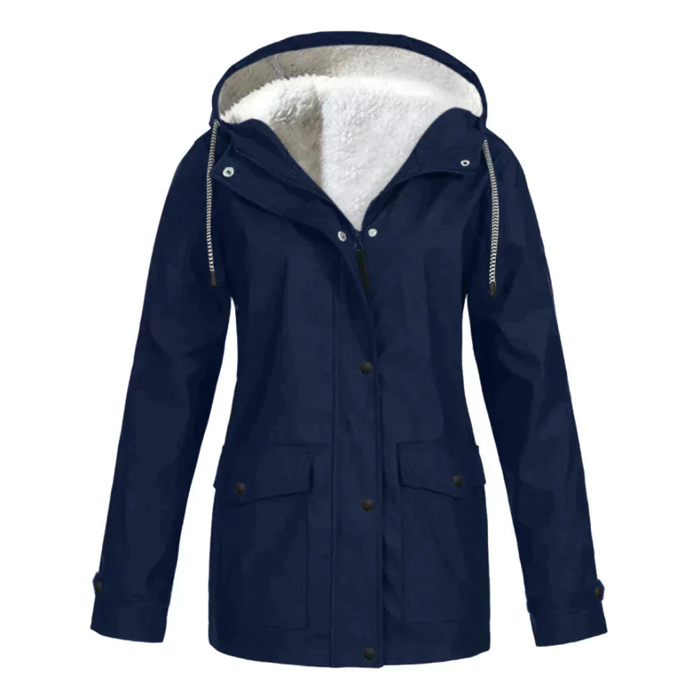 Sofia – Stilvolle, bequeme wasserdichte Jacke