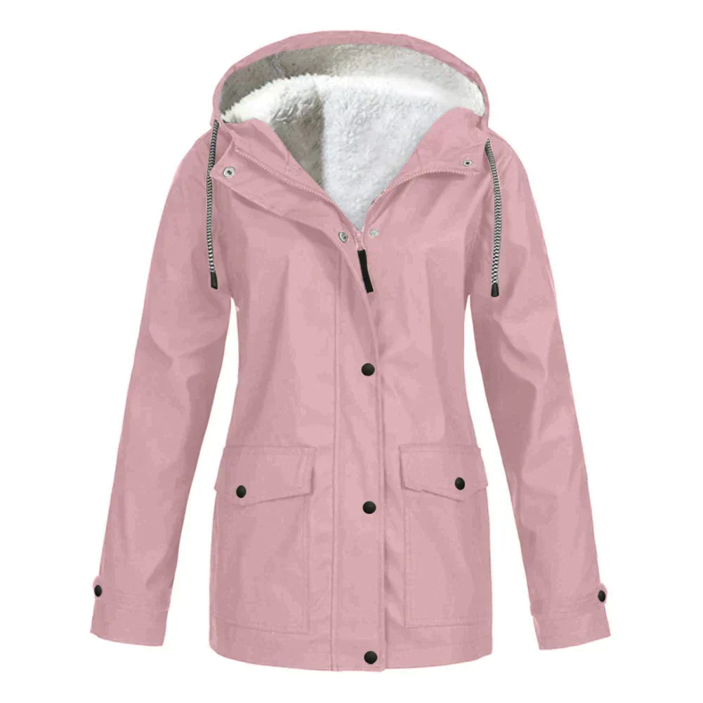 Sofia – Stilvolle, bequeme wasserdichte Jacke