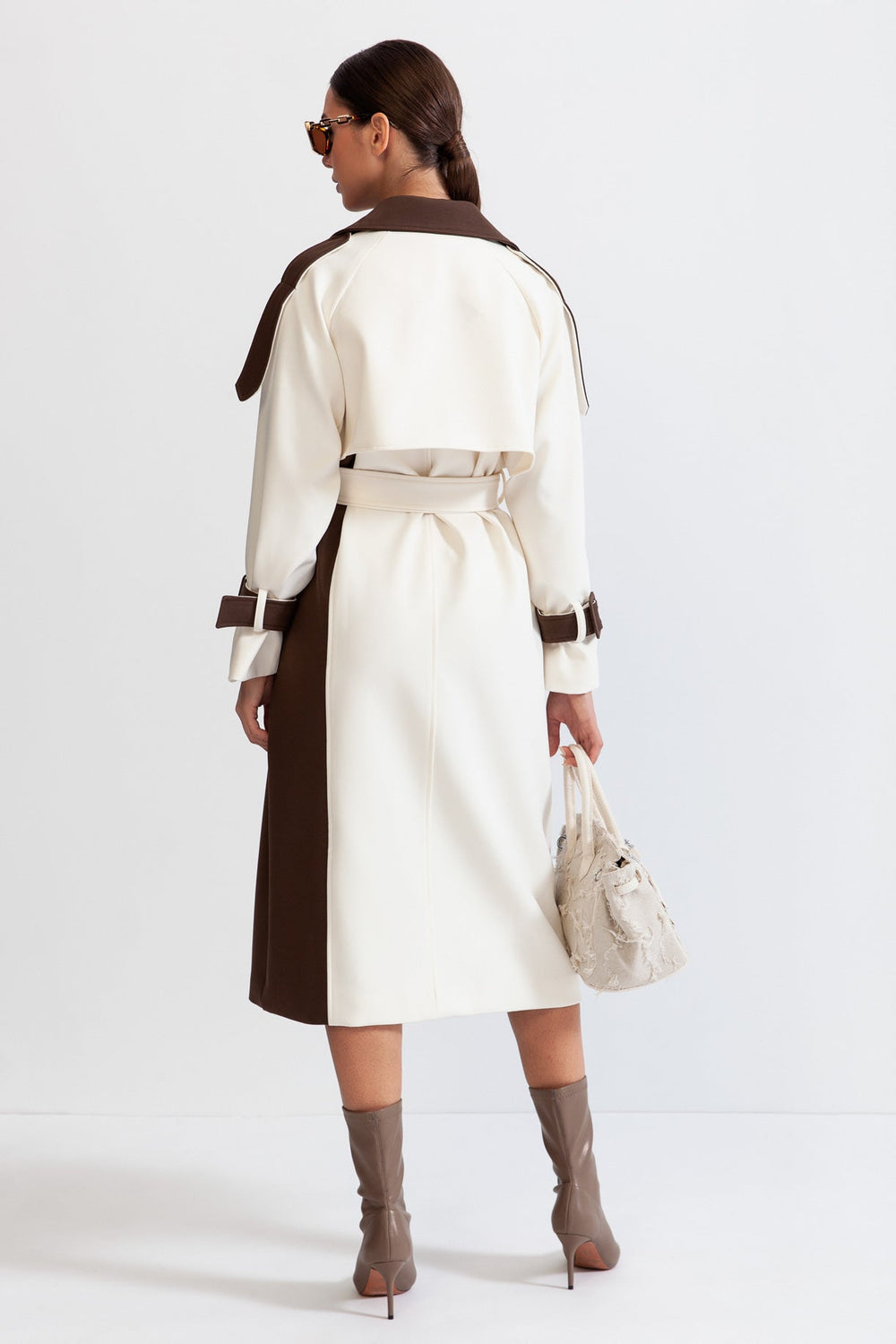 Ella - Bequemer stylischer Zweireiher Trenchcoat