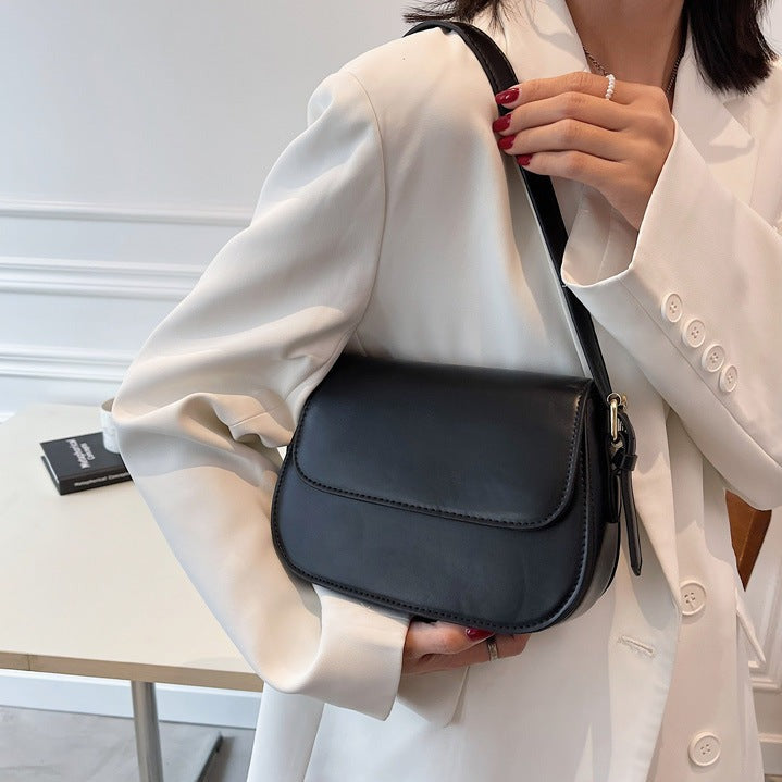 Nina™ - Handgefertigte stilvolle Umhängetasche aus Leder - Modefluss