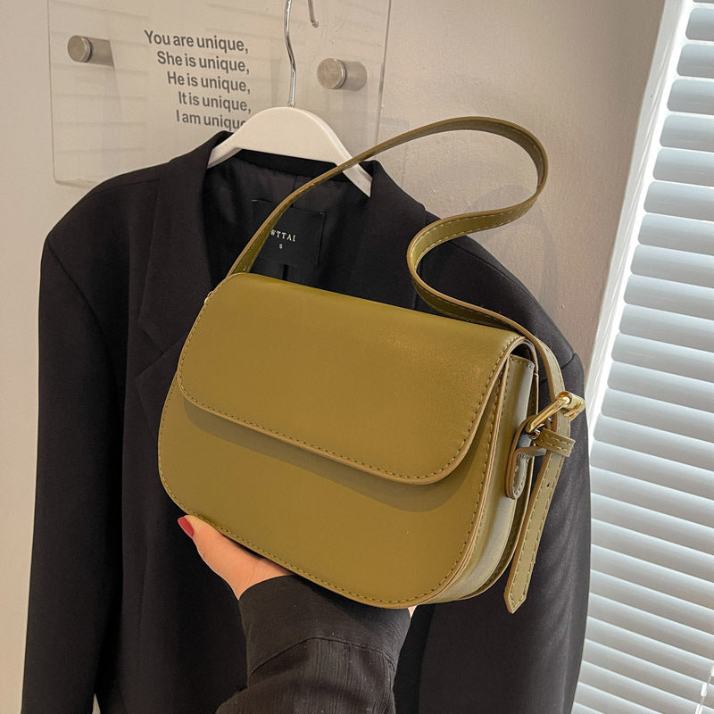 Nina™ - Handgefertigte stilvolle Umhängetasche aus Leder - Modefluss