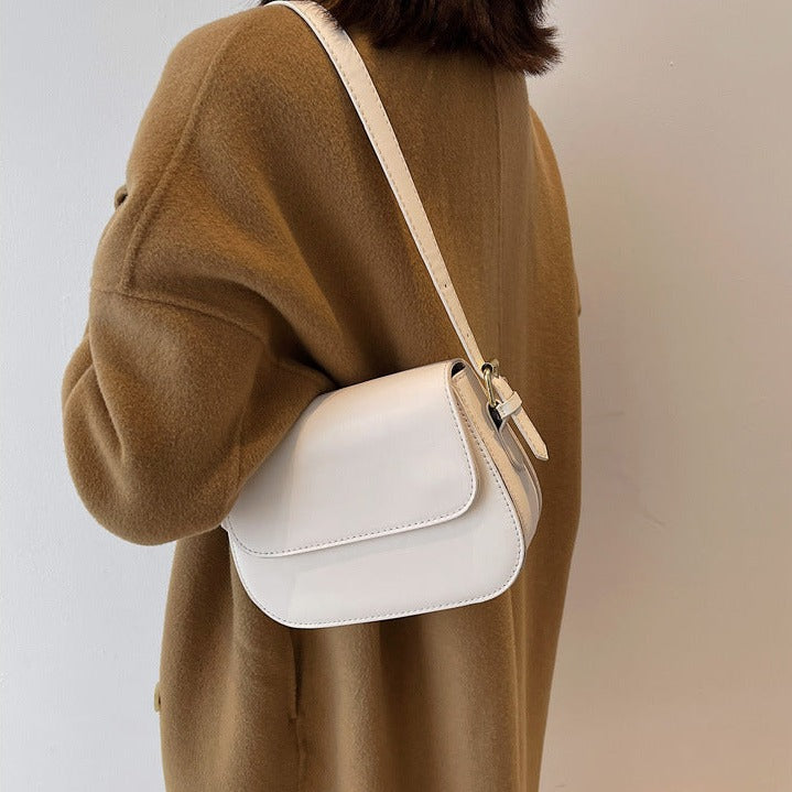 Nina™ - Handgefertigte stilvolle Umhängetasche aus Leder - Modefluss