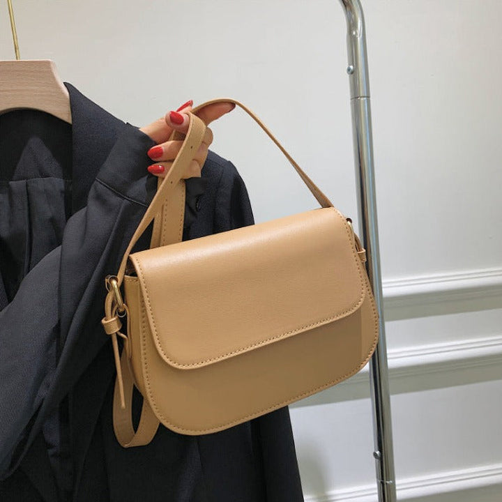 Nina™ - Handgefertigte stilvolle Umhängetasche aus Leder - Modefluss