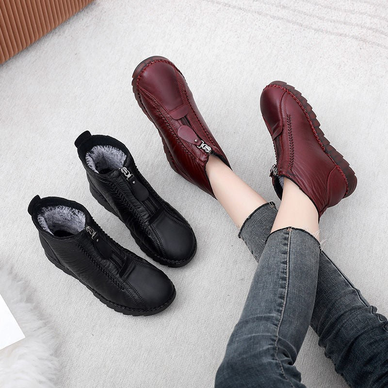 Rosie™ - Weiche, warme Winterstiefel aus veganem Leder