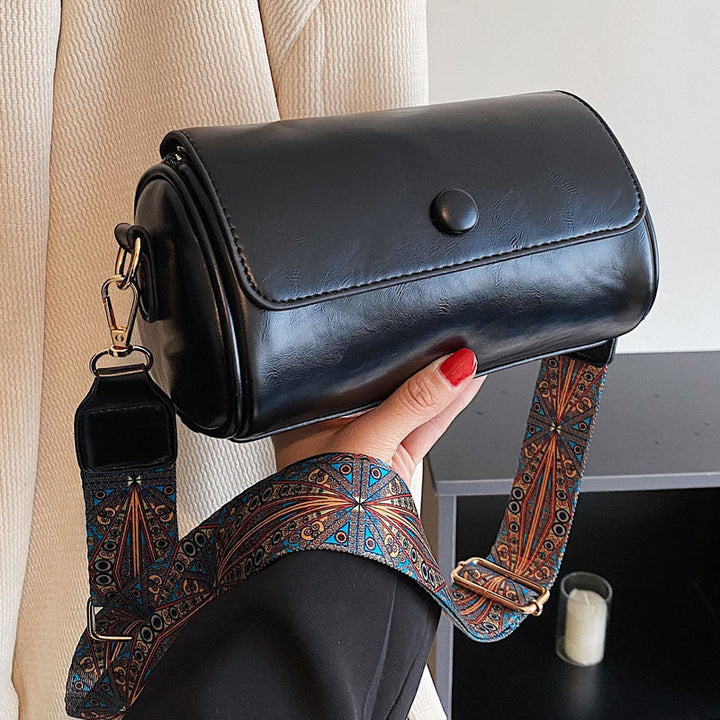 Stilvolle Vintage-Schultertasche aus Leder