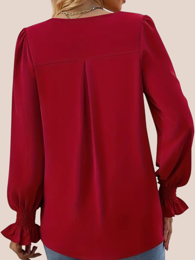 Clara™ - Blouse blanche élégante