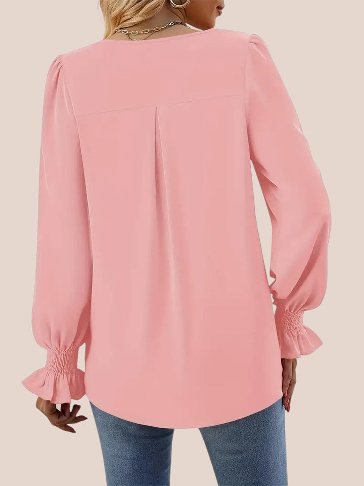 Clara™ - Blouse blanche élégante