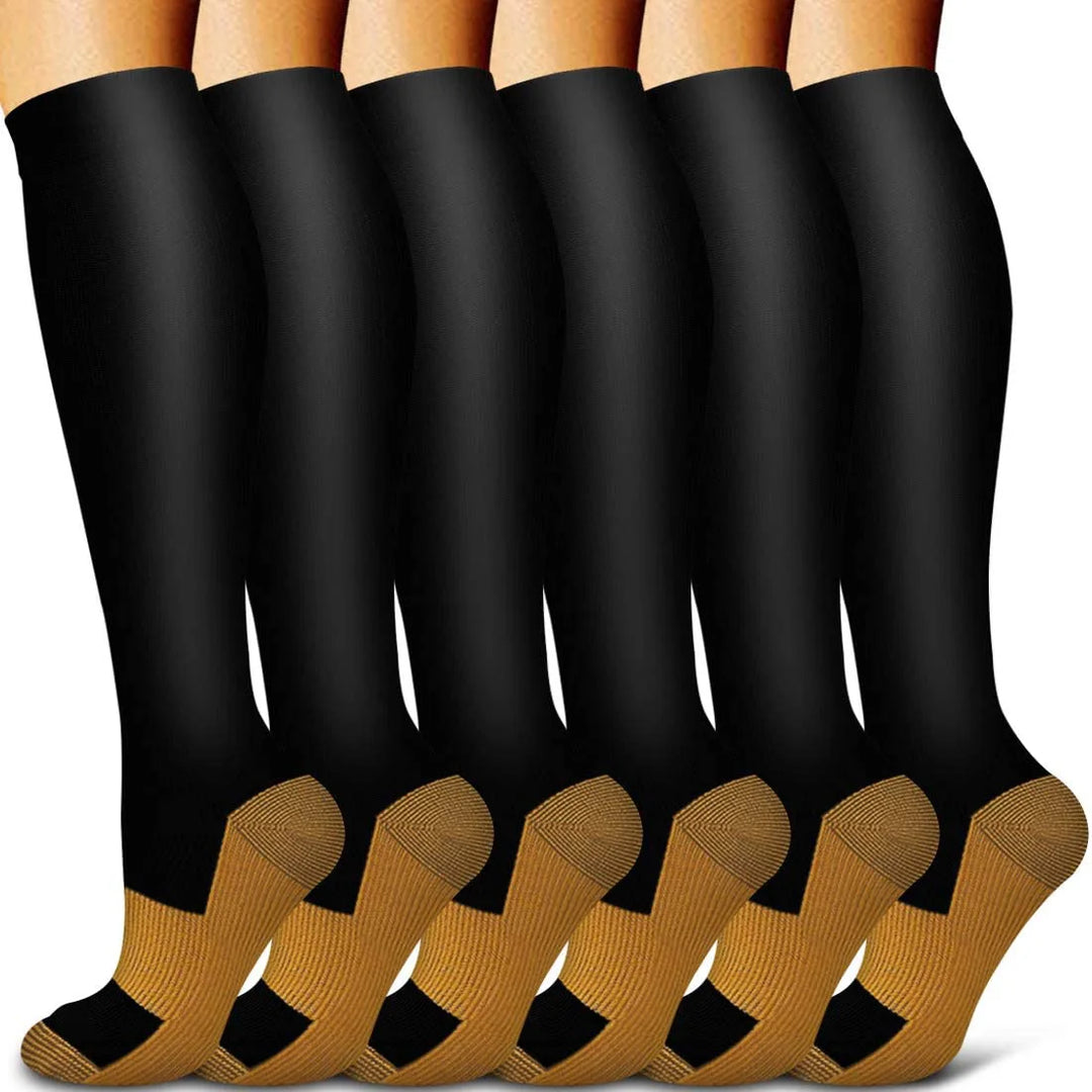 Best Compression Socks Support 15-30mmHg for Women & Men 8 Pairs-Workout and  Recovery. - Modefluss