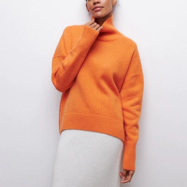 Carla™ - Rollkragenpullover aus Kaschmir - Modefluss