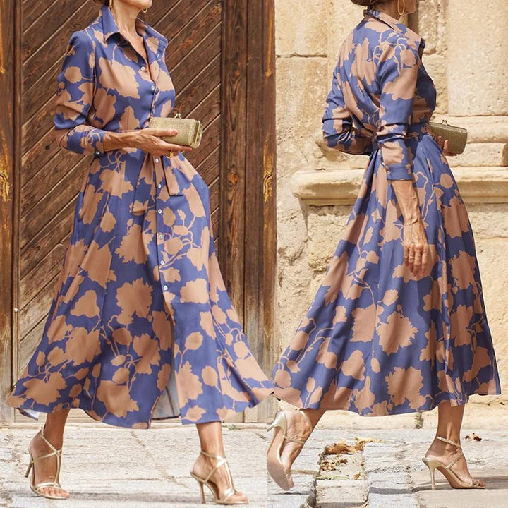 Tessa™ - Stilvolles, elegantes Kleid mit V-Ausschnitt