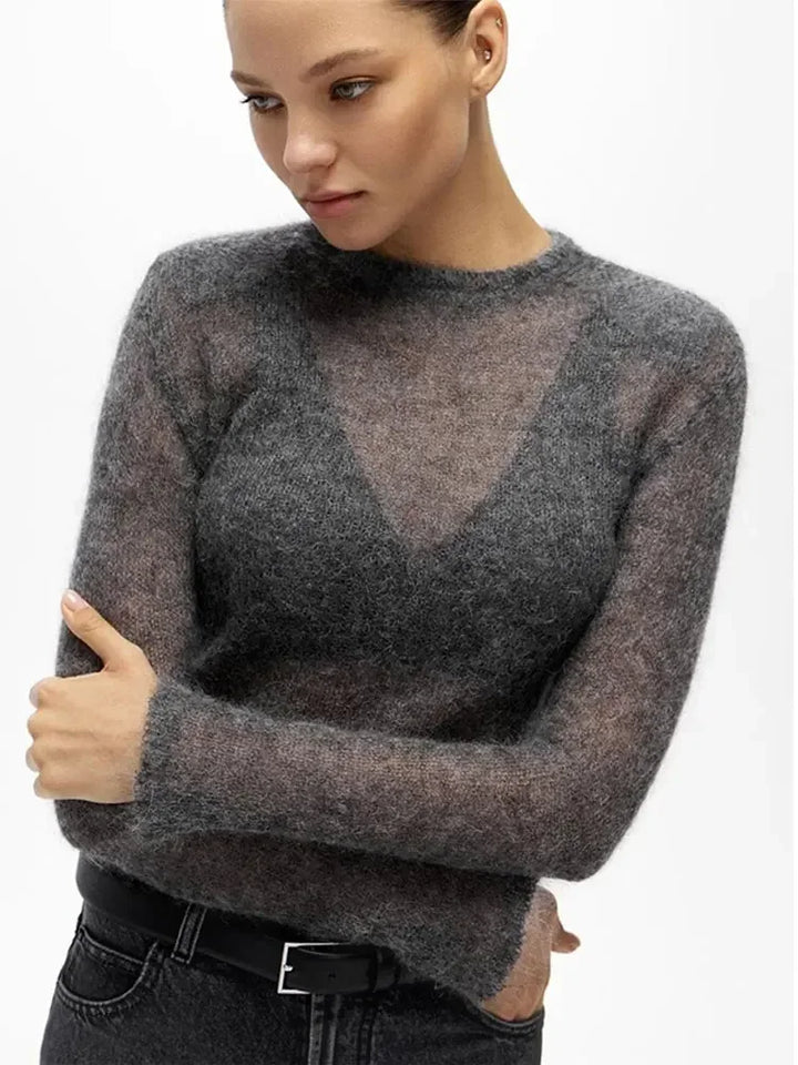 Greta™ - Un pull-over élégant plus élégant au Cachemire 