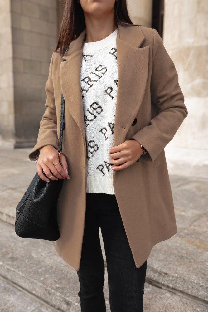 Luna™ - Manteau en laine stylé