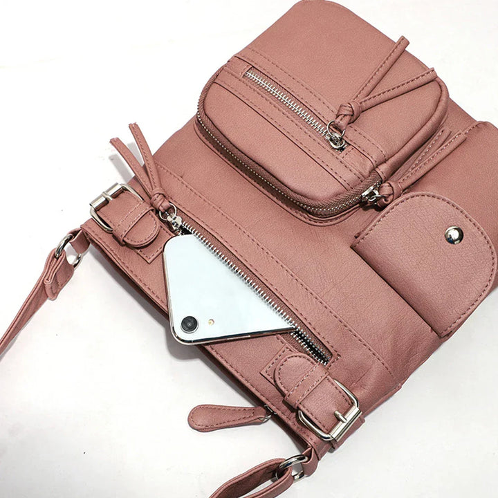 Aria™ – Umhängetasche aus weichem Leder mit mehreren Taschen