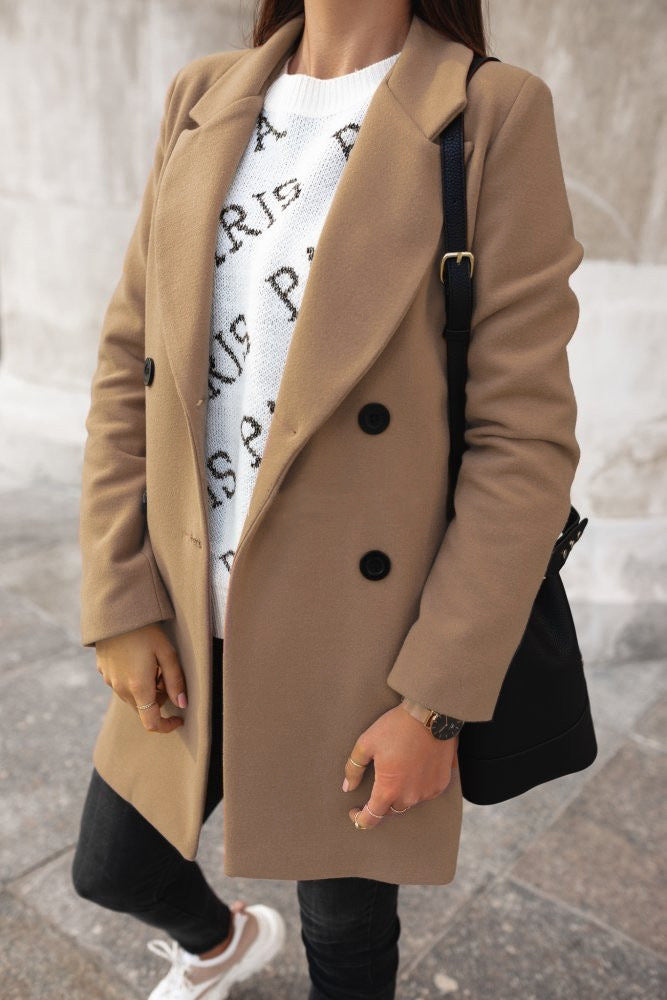 Luna™ - Manteau en laine stylé