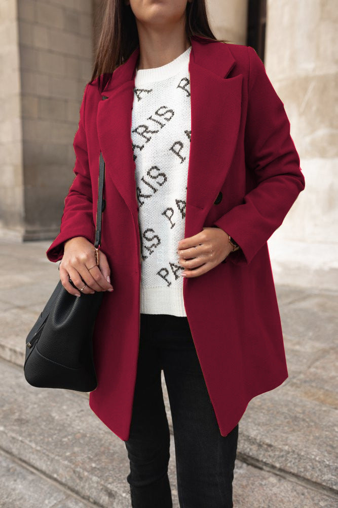 Luna™ - Manteau en laine stylé