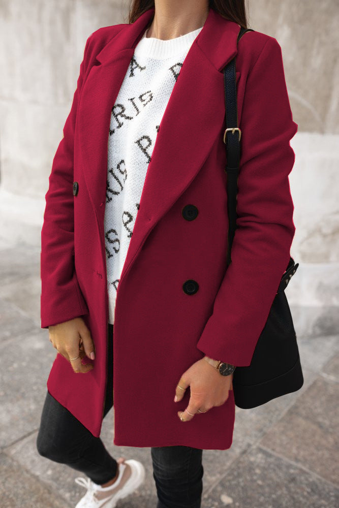 Luna™ - Manteau en laine stylé