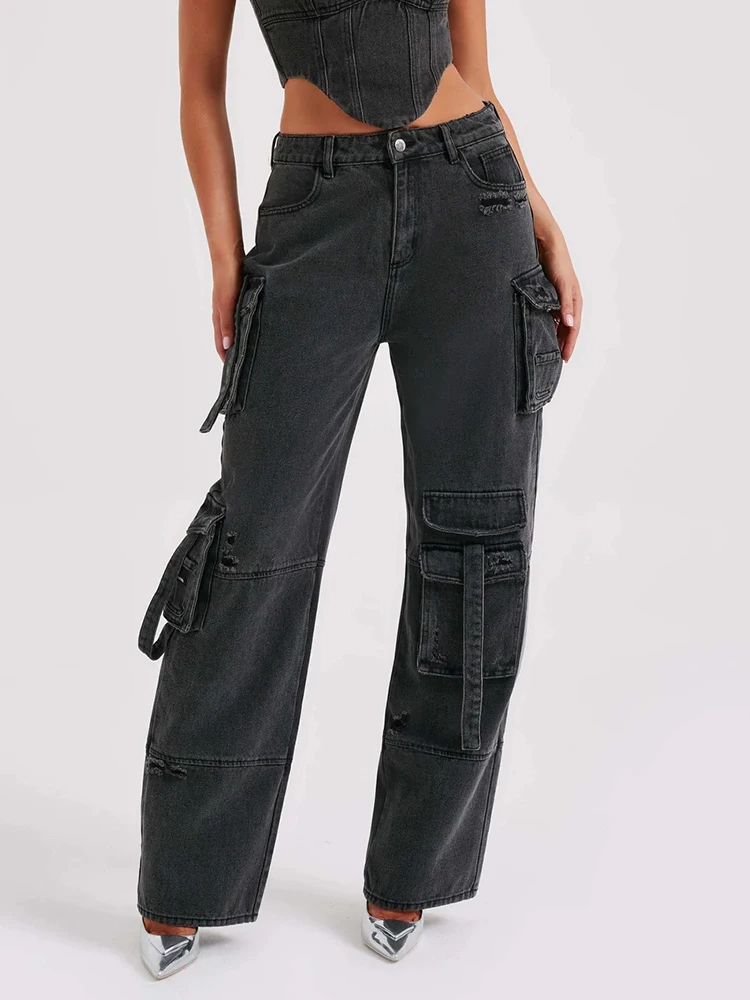Stella™ - Stylische Cargohose aus Denim