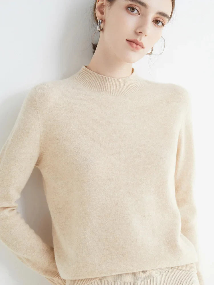 Lina™ - Bequemer weicher Wollpullovers - Modefluss