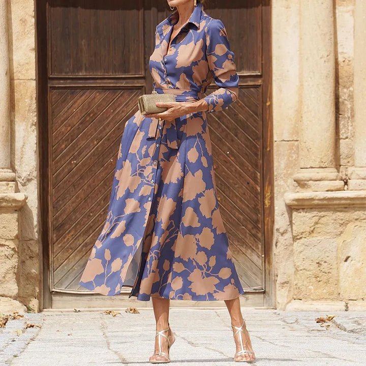 Tessa™ - Stilvolles, elegantes Kleid mit V-Ausschnitt
