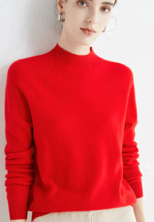 Lina™ - Bequemer weicher Wollpullovers - Modefluss