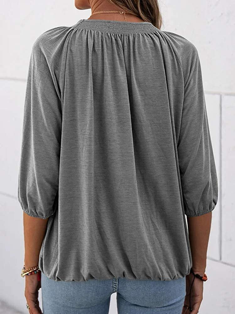 Stella™ - Stylische Rundhalsbluse aus Baumwolle
