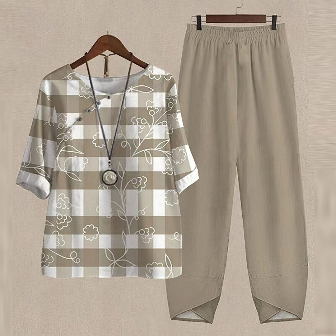 Lässiges bequemes Zweiteiler-Outfit 