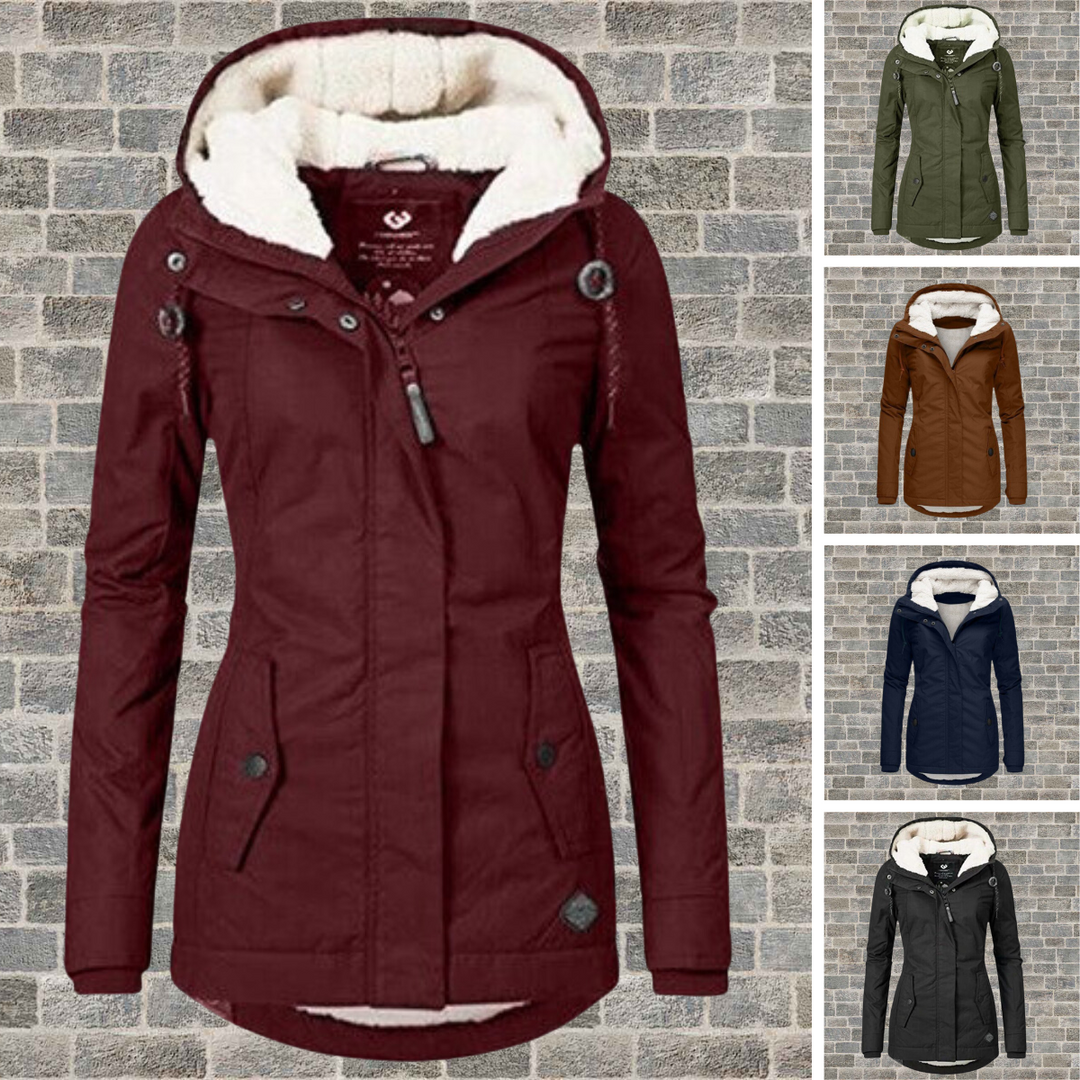 Lotte™ - Veste parka surdimensionnée avec capuche en polaire
