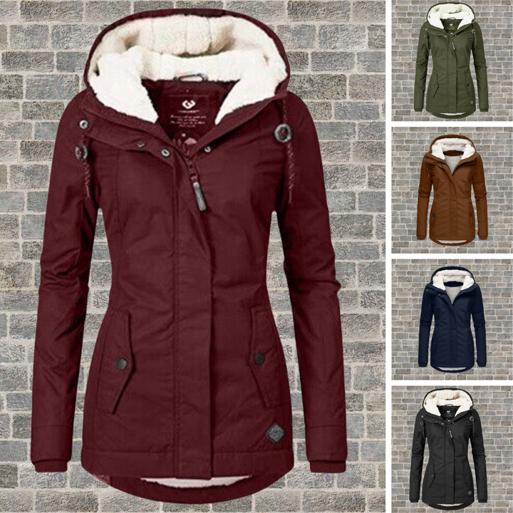 Lotte™ - Veste parka surdimensionnée avec capuche en polaire