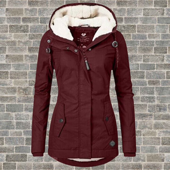 Lotte™ - Veste parka surdimensionnée avec capuche en polaire