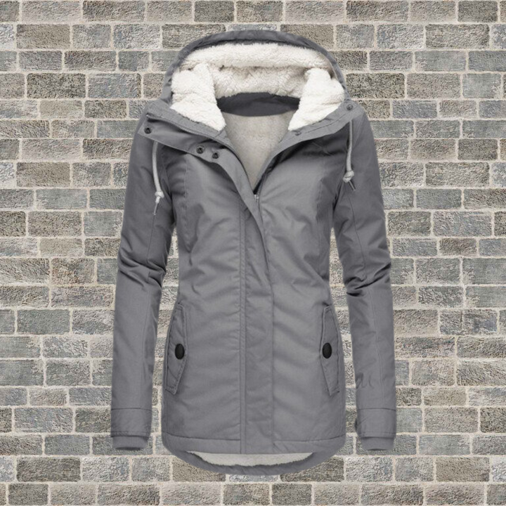 Lotte™ - Veste parka surdimensionnée avec capuche en polaire