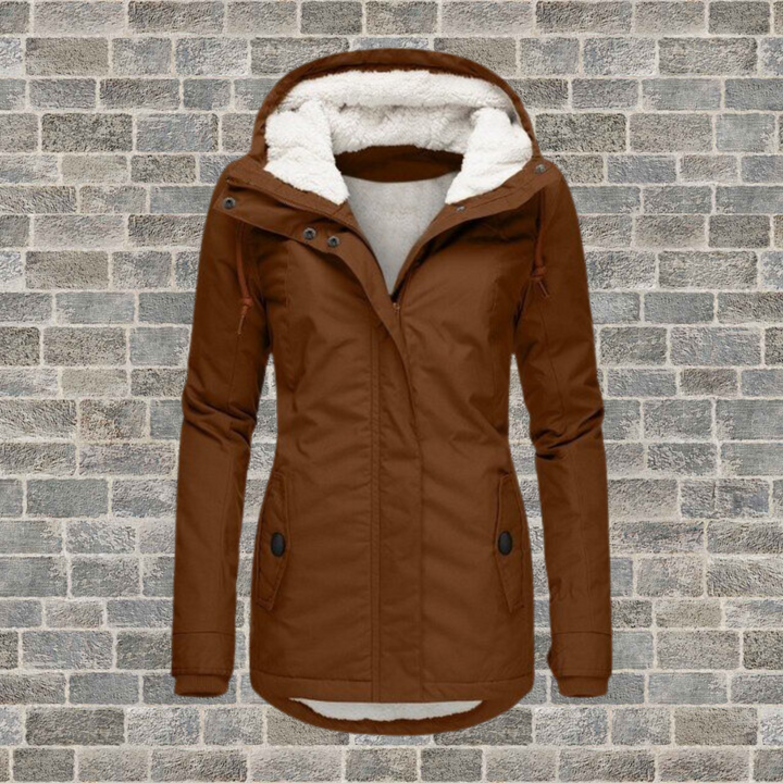 Lotte™ - Veste parka surdimensionnée avec capuche en polaire