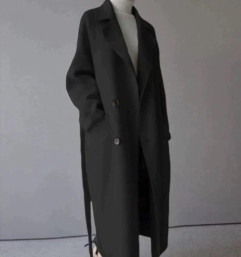 Lotte™ - Super bequemer langer Wollmantel