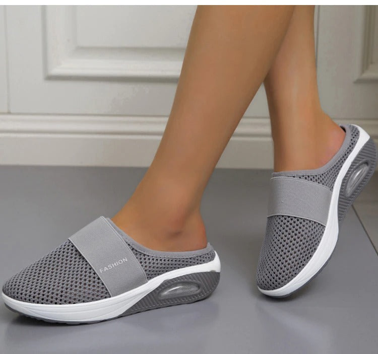 Emma - Chaussures de marche à enfiler avec coussin orthopédique