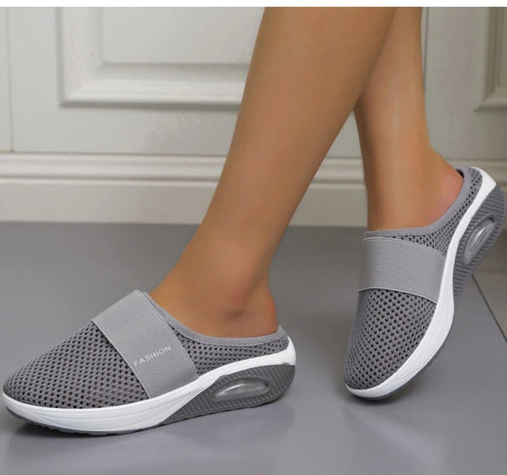 Emma - Chaussures de marche à enfiler avec coussin orthopédique