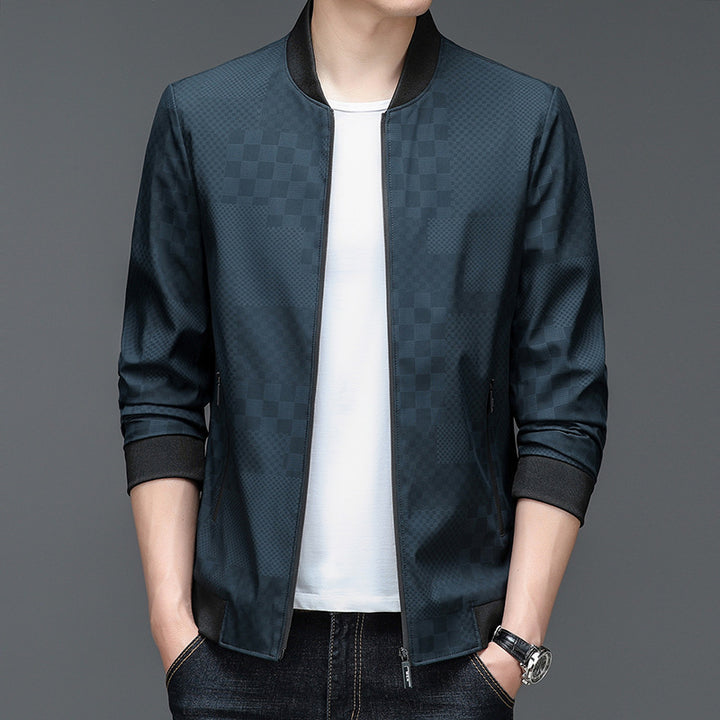 Trendy Plaid Casual Men's Clothing Jacket - Modefluss