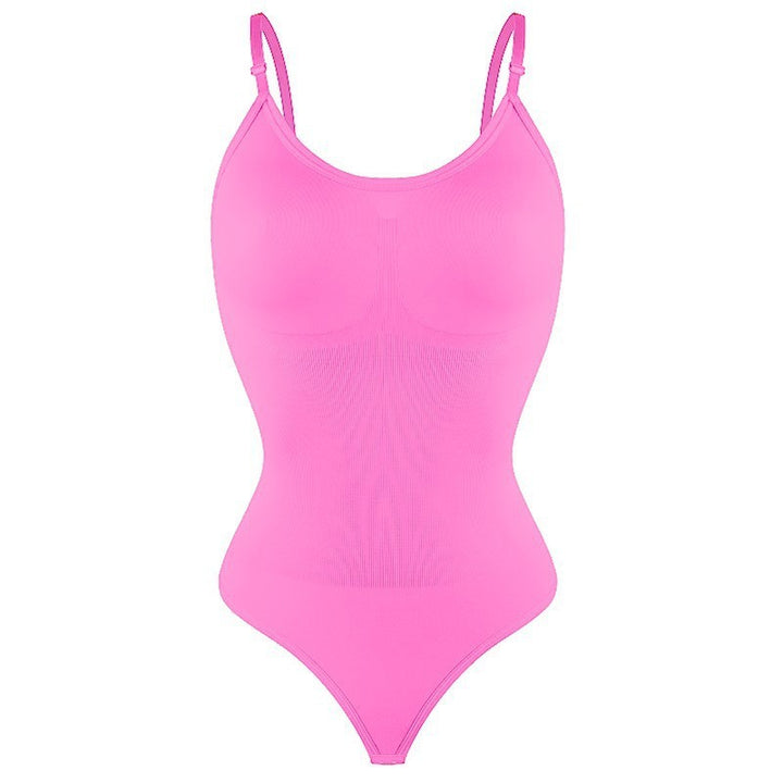 Damen Träger-Jumpsuit – Modischer, Nahtloser, Figurformender Body - Modefluss