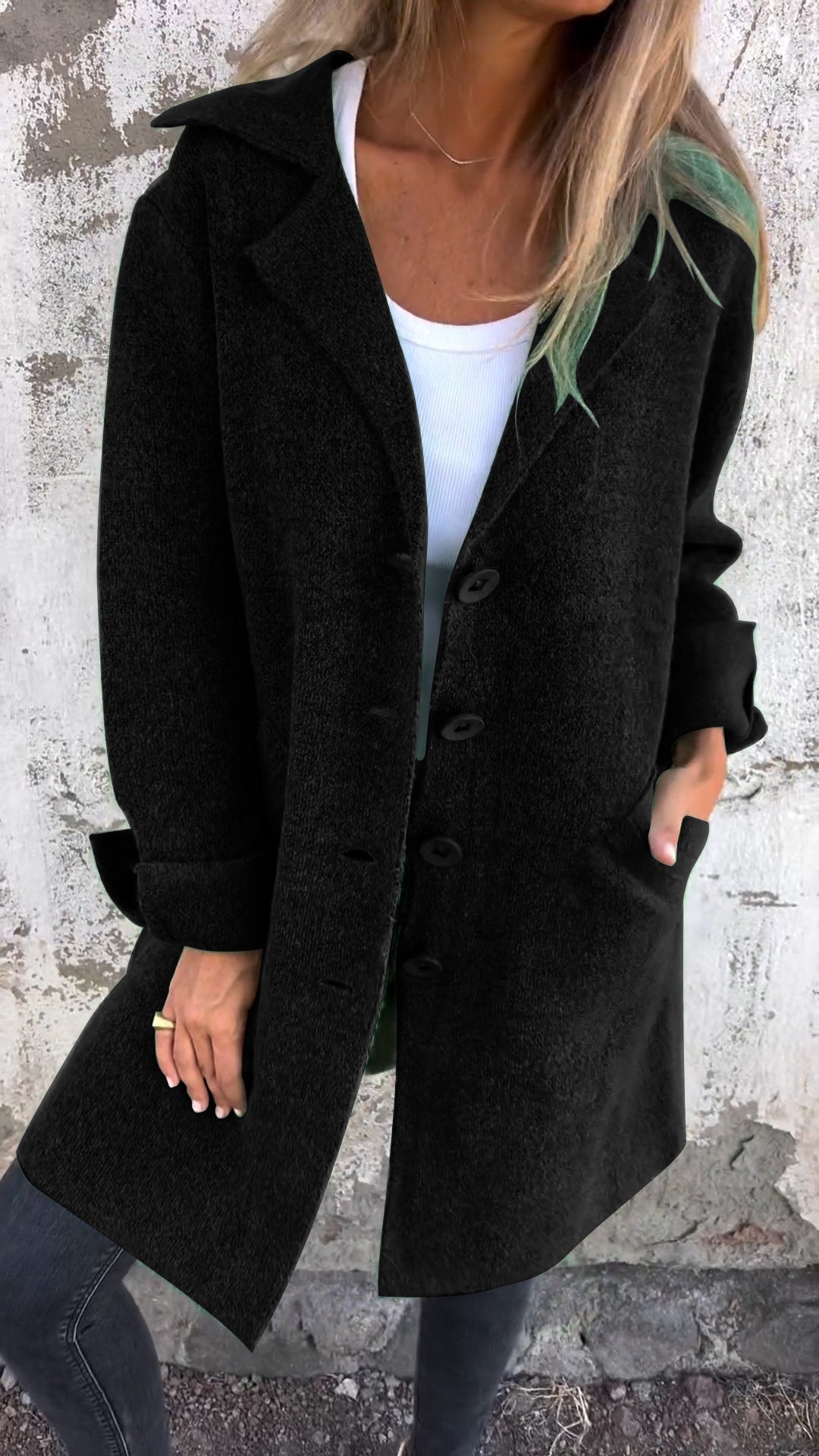 Greta™ - Lässiger, plus chaud, plus long manteau de cheminée